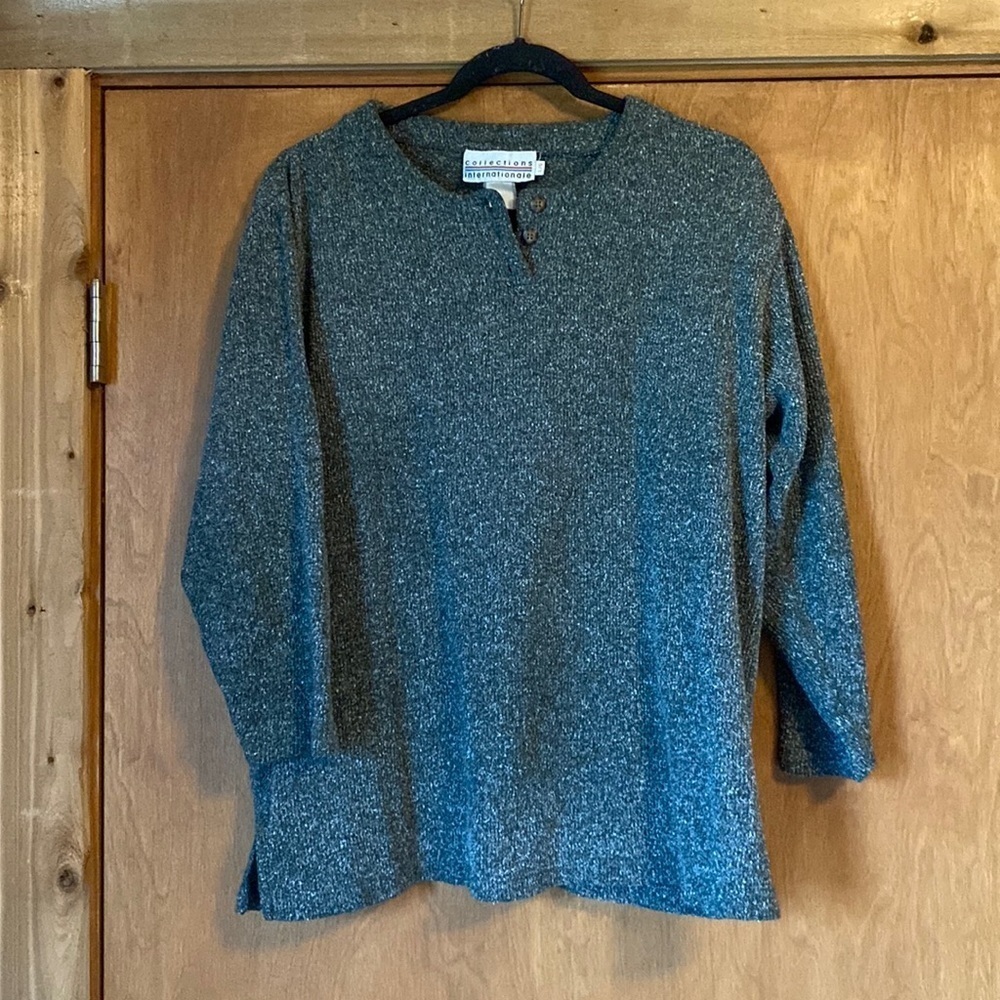 Vintage Collections Internationale henley knit